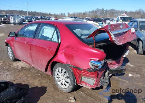 2012 Toyota Corolla Le z USA, uszkodzony, nr VIN 2T1BU4EE6CC851755